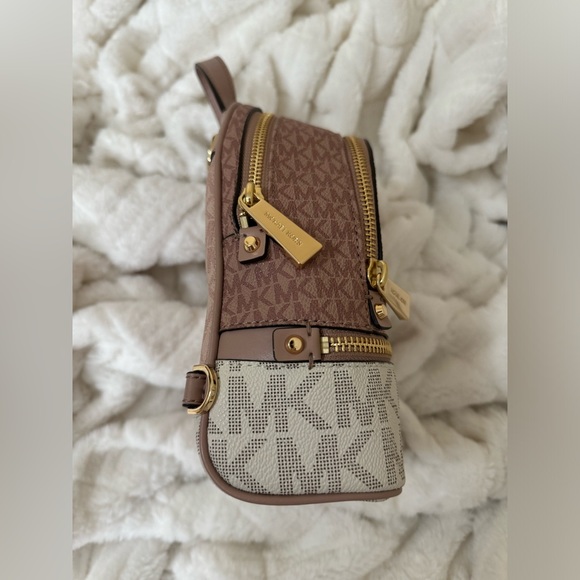 Michael Kors Mini Rhea Backpack NWOT - Picture 3 of 12